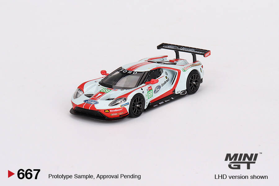 Mini GT 1/64 Ford GT LMGTE PRO 2019 24 Hrs of Le Mans Ford Chip Ganassi Team 4 Cars Set - Limited Edition 3000 MGTS0010