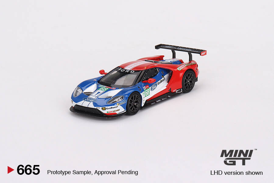 Mini GT 1/64 Ford GT LMGTE PRO 2019 24 Hrs of Le Mans Ford Chip Ganassi Team 4 Cars Set - Limited Edition 3000 MGTS0010
