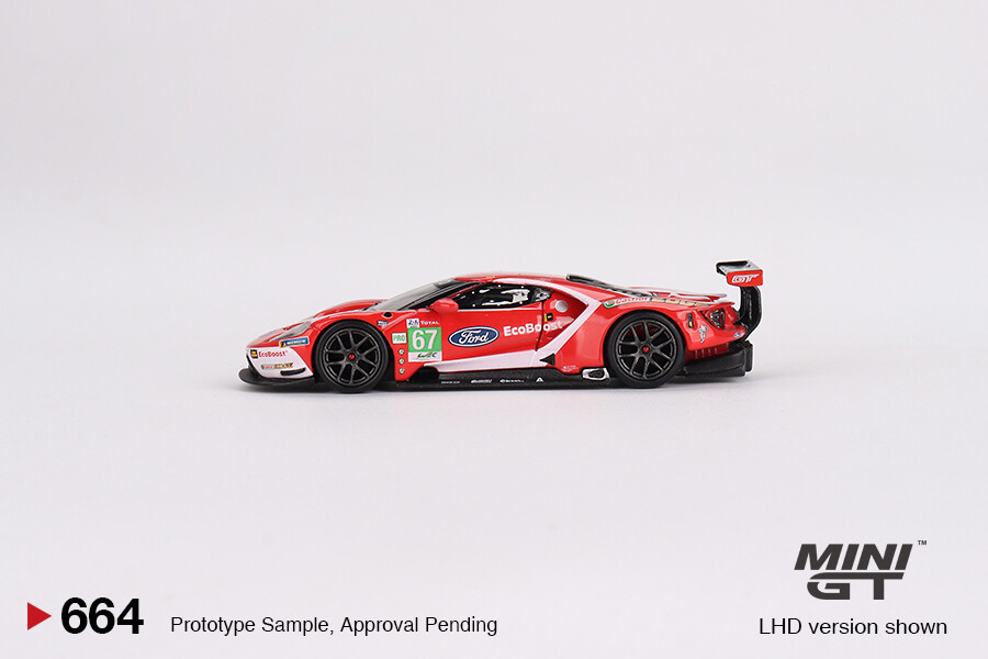 Mini GT 1/64 Ford GT LMGTE PRO 2019 24 Hrs of Le Mans Ford Chip Ganassi Team 4 Cars Set - Limited Edition 3000 MGTS0010 - Thumbnail