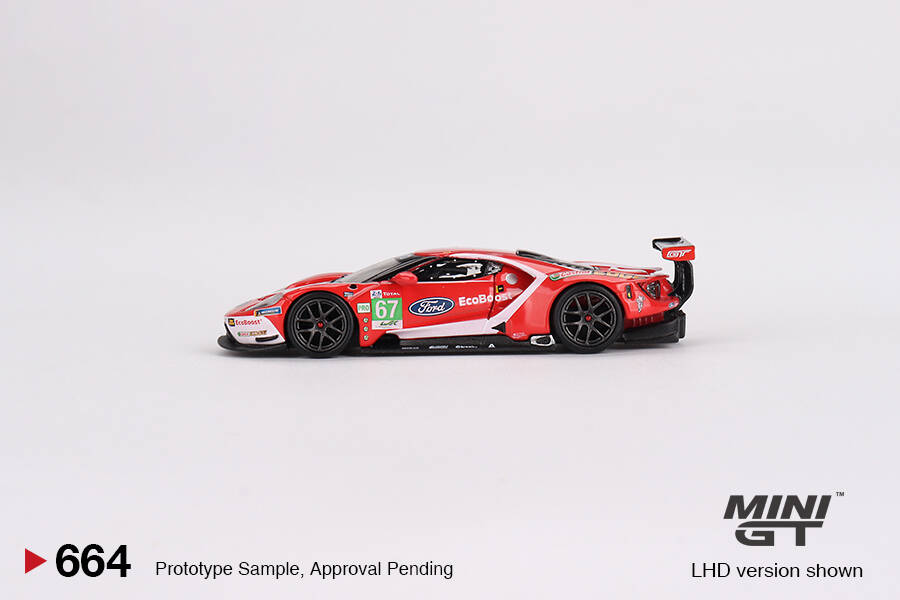 Mini GT 1/64 Ford GT LMGTE PRO 2019 24 Hrs of Le Mans Ford Chip Ganassi Team 4 Cars Set - Limited Edition 3000 MGTS0010