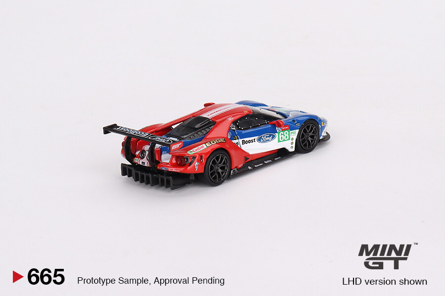 Mini GT 1/64 Ford GT LMGTE PRO 2019 24 Hrs of Le Mans Ford Chip Ganassi Team 4 Cars Set - Limited Edition 3000 MGTS0010 - Thumbnail