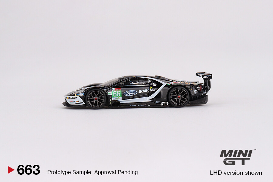 Mini GT 1/64 Ford GT LMGTE PRO 2019 24 Hrs of Le Mans Ford Chip Ganassi Team 4 Cars Set - Limited Edition 3000 MGTS0010 - Thumbnail