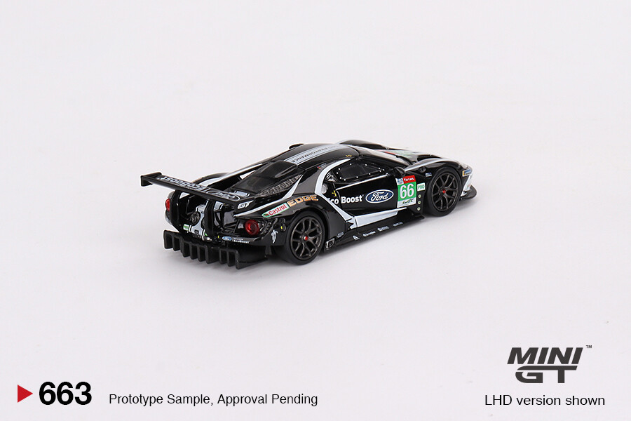 Mini GT 1/64 Ford GT LMGTE PRO 2019 24 Hrs of Le Mans Ford Chip Ganassi Team 4 Cars Set - Limited Edition 3000 MGTS0010 - Thumbnail