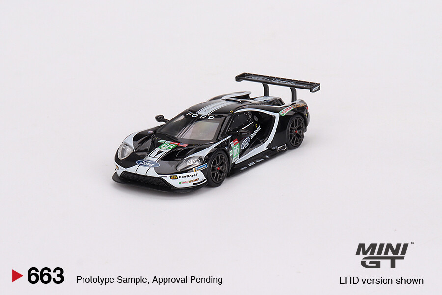Mini GT 1/64 Ford GT LMGTE PRO 2019 24 Hrs of Le Mans Ford Chip Ganassi Team 4 Cars Set - Limited Edition 3000 MGTS0010 - Thumbnail