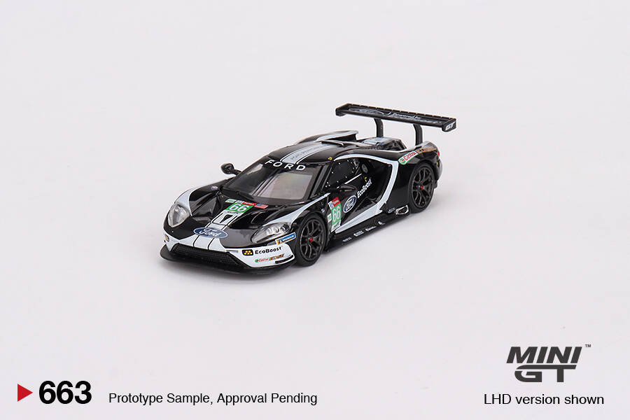 Mini GT 1/64 Ford GT LMGTE PRO 2019 24 Hrs of Le Mans Ford Chip Ganassi Team 4 Cars Set - Limited Edition 3000 MGTS0010