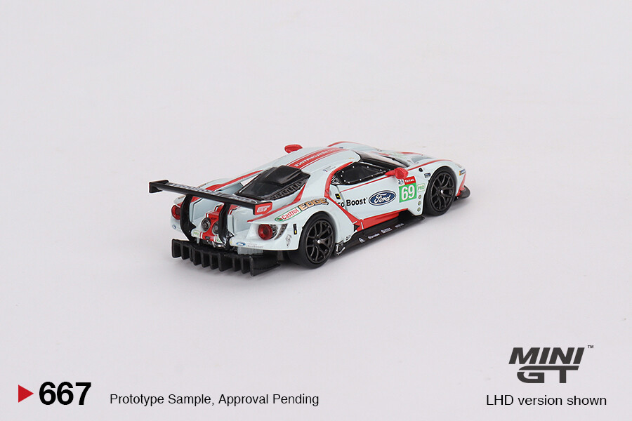 Mini GT 1/64 Ford GT LMGTE PRO 2019 24 Hrs of Le Mans Ford Chip Ganassi Team 4 Cars Set - Limited Edition 3000 MGTS0010 - Thumbnail