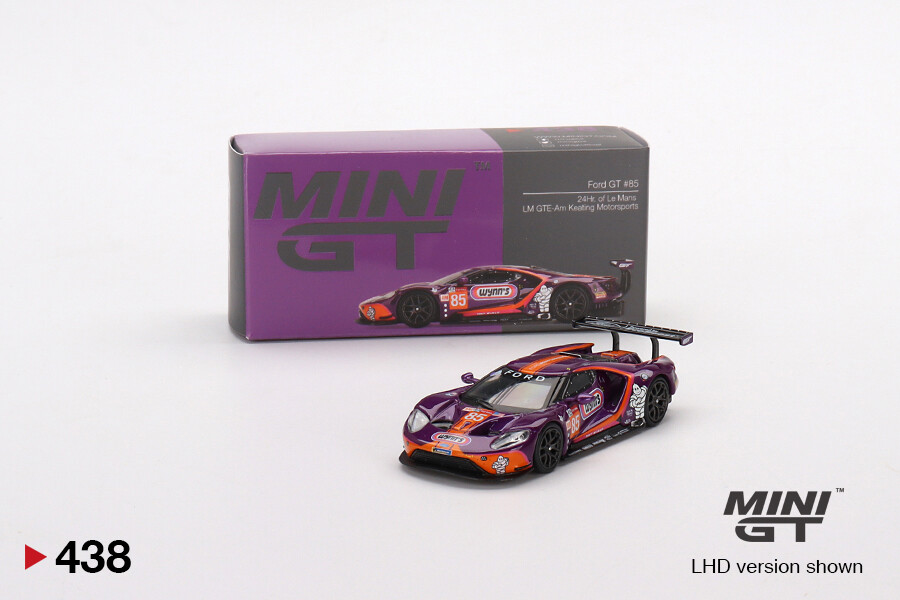 Mini GT 1/64 Ford GT #85 2019 24Hr. of Le Mans LM GTE-Am KeatingMotorsports MGT00438 - Thumbnail