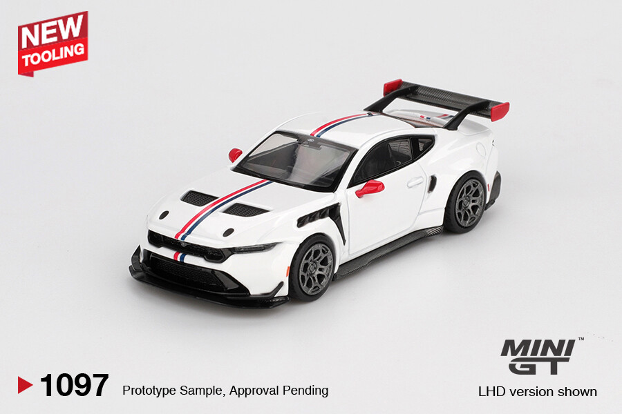 (ÖN SATIŞ) Mini GT 1/64 Ford Mustang GTD Spirit of America MGT01097 - Thumbnail