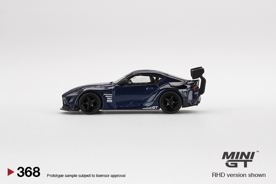 Mini GT 1/64 HKS Toyota GR Supra (A90) Downshift Blue MGT00368 - Thumbnail