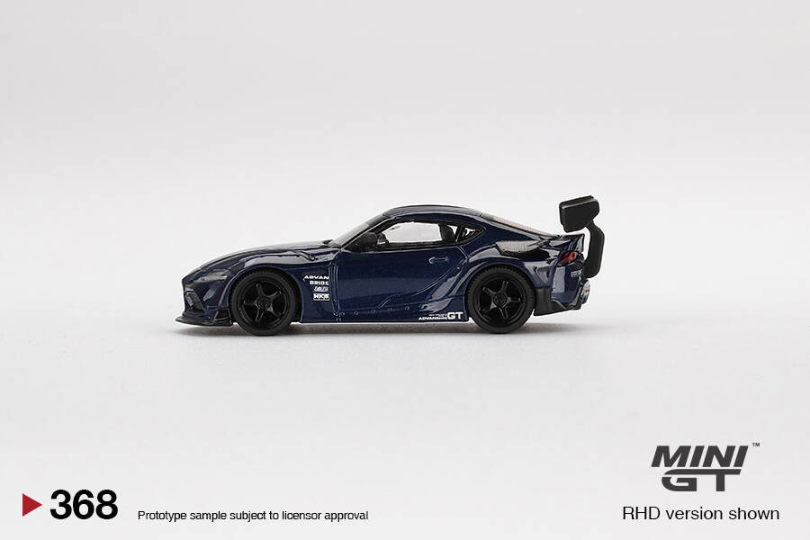Mini GT 1/64 HKS Toyota GR Supra (A90) Downshift Blue MGT00368