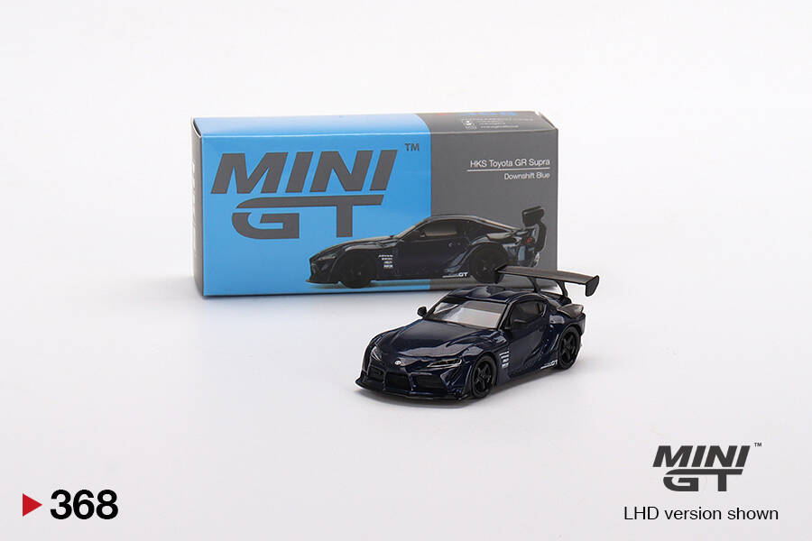 Mini GT 1/64 HKS Toyota GR Supra (A90) Downshift Blue MGT00368