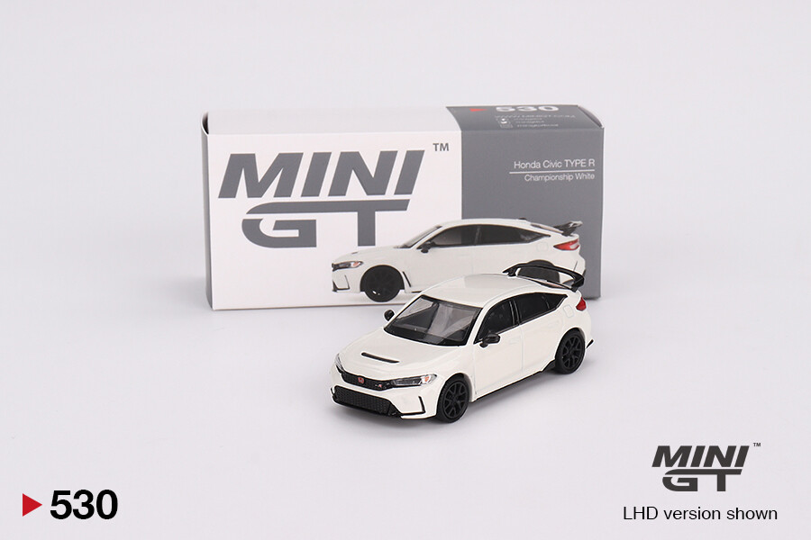 Mini GT 1/64 Honda Civic Type R Championship White 2023 MGT00530 - Thumbnail