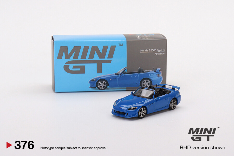 Mini GT 1/64 Honda S2000 (AP2) Type S Apex Blue MGT00376 - Thumbnail