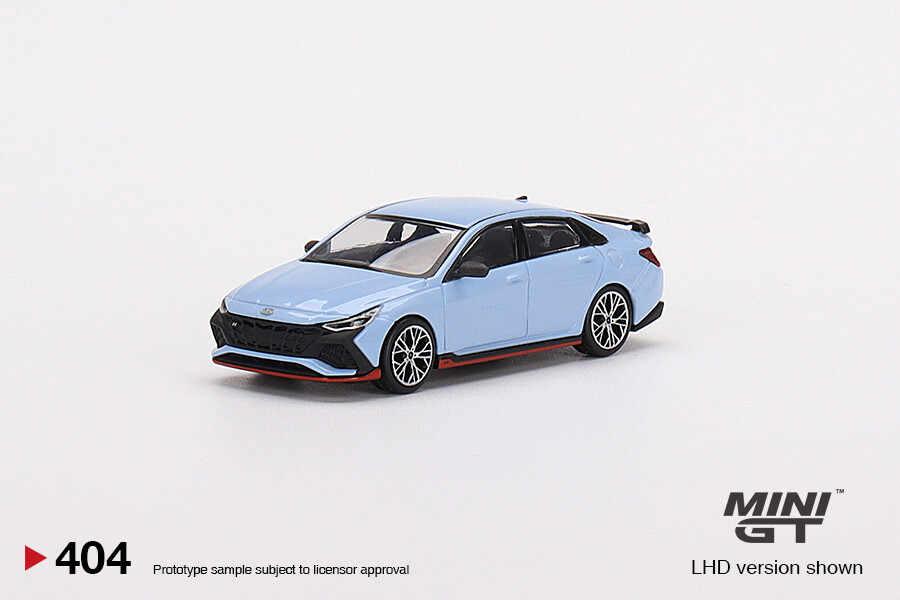 Mini GT 1/64 Hyundai Elantra N Performance Blue MGT00404 - Thumbnail
