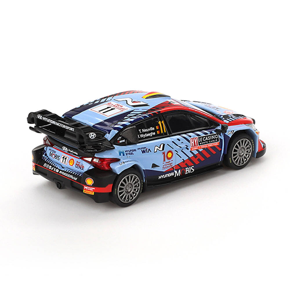 (ÖN SATIŞ) Mini GT 1/64 Hyundai i20 N Rally1 Hybrid 2024 Rallye Monte-Carlo Winner - Blister Paket MGT00871-BL