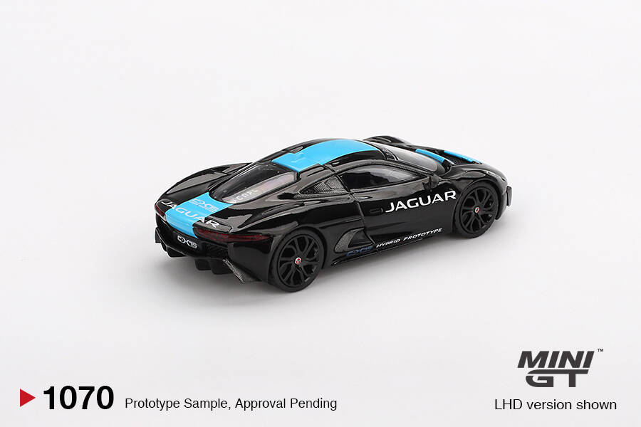 (ÖN SATIŞ) Mini GT 1/64 Jaguar C-X75 Black MGT01070
