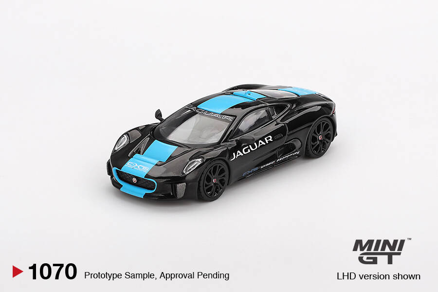 (ÖN SATIŞ) Mini GT 1/64 Jaguar C-X75 Black MGT01070