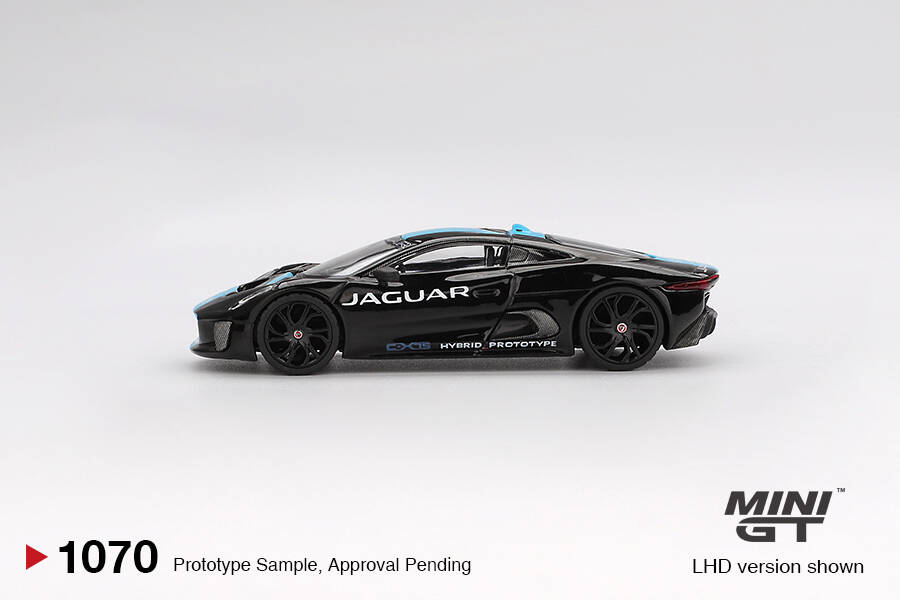 (ÖN SATIŞ) Mini GT 1/64 Jaguar C-X75 Black MGT01070