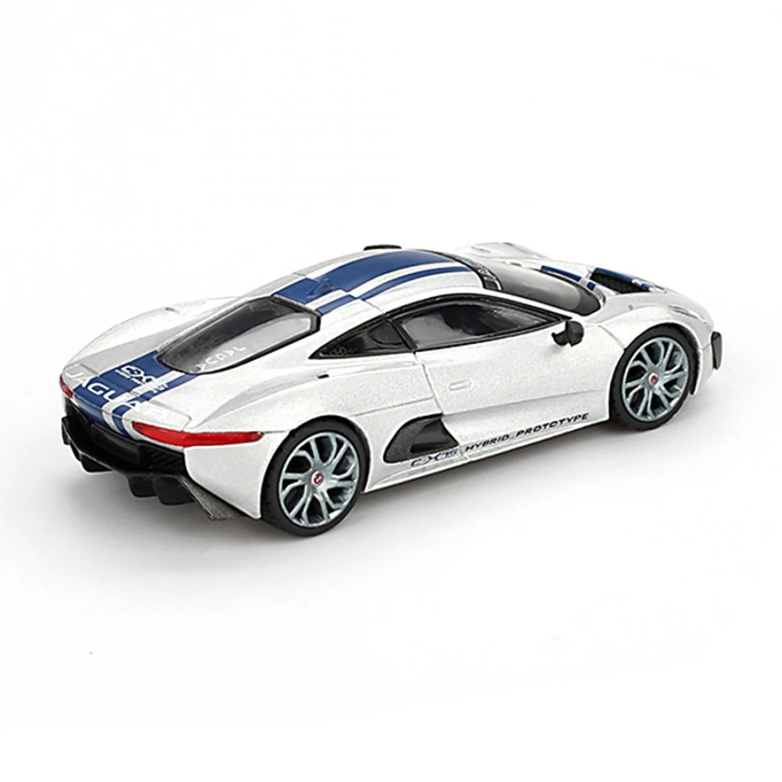 (ÖN SATIŞ) Mini GT 1/64 Jaguar C-X75 Silver - Blister Paket MGT00960-BL
