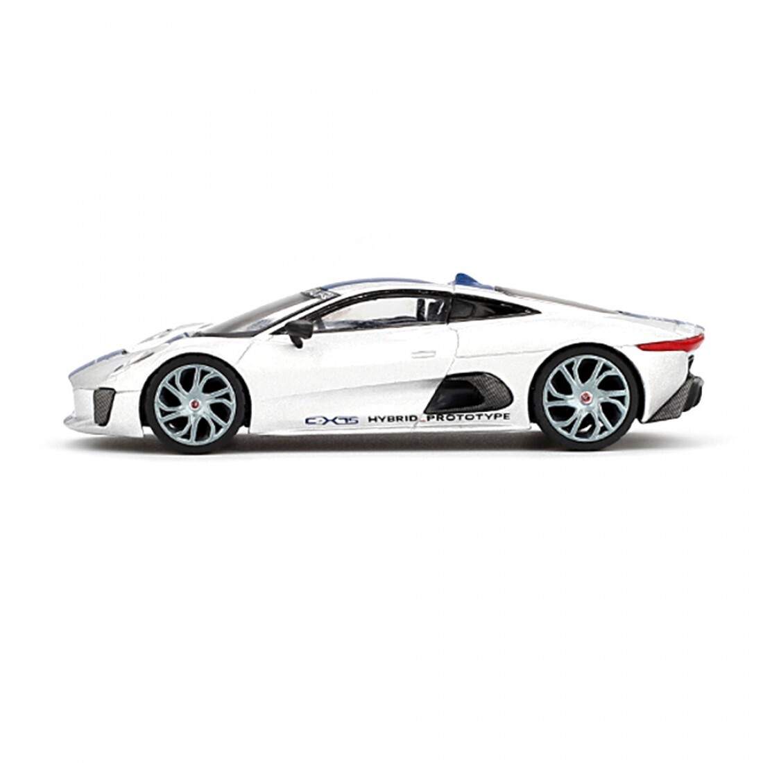 (ÖN SATIŞ) Mini GT 1/64 Jaguar C-X75 Silver - Blister Paket MGT00960-BL - Thumbnail