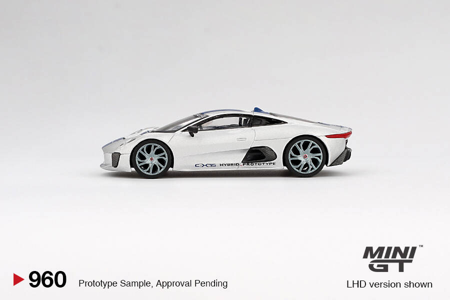 (ÖN SATIŞ) Mini GT 1/64 Jaguar C-X75 Silver MGT00960