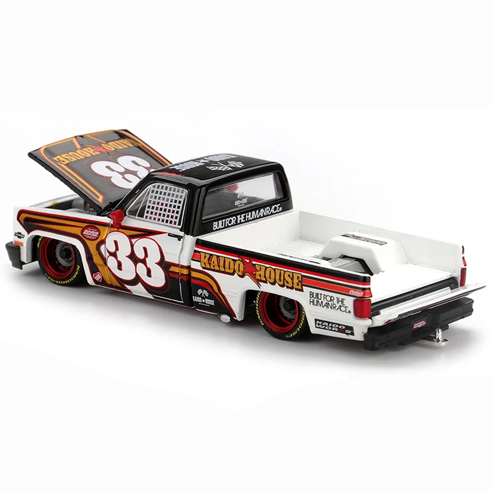 (ÖN SATIŞ) Mini GT 1/64 Kaido House Chevrolet Silverado KAIDO Intimidator V1 KHMG212