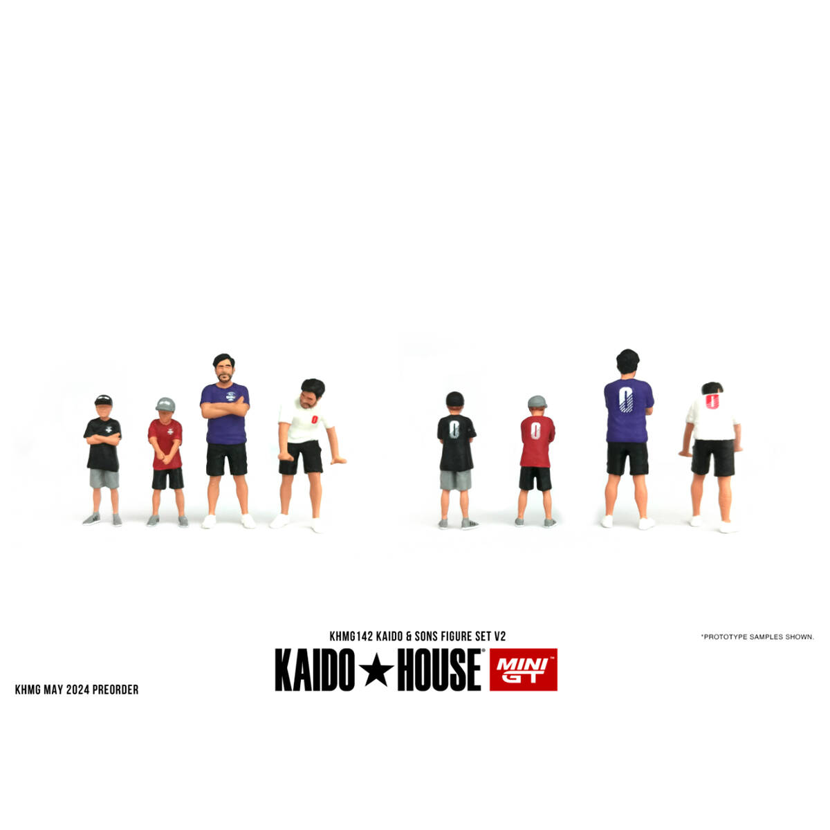 Mini GT 1/64 KaidoHouse Figurine: Kaido & Sons V2 KHMG142