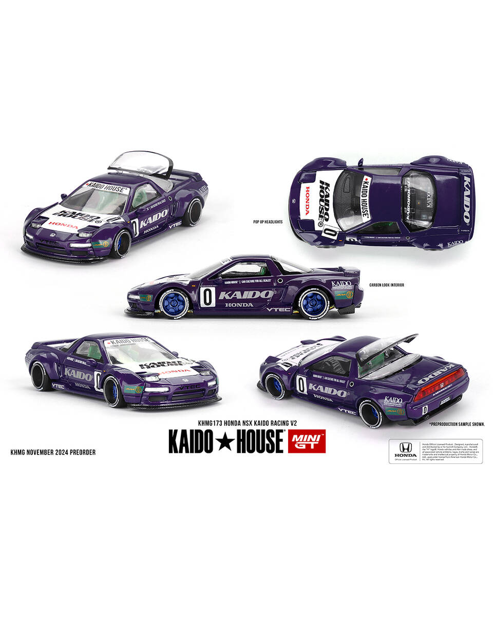 (ÖN SATIŞ) Mini GT 1/64 KaidoHouse Honda NSX Kaido Racing V2 KHMG173