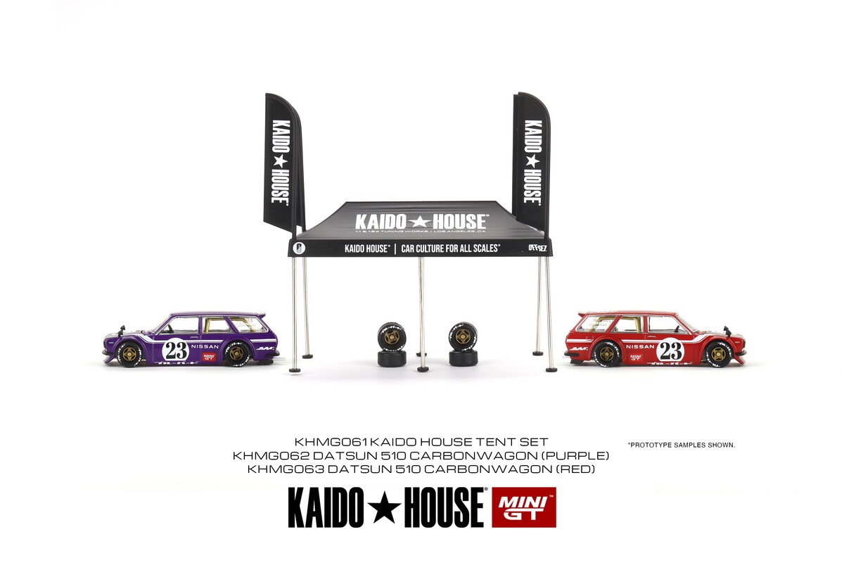 Mini GT 1/64 KaidoHouse Tent V1 KHMG061 - Thumbnail