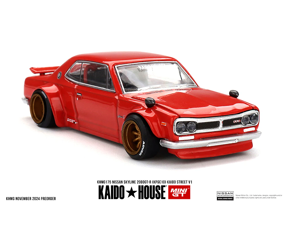 (ÖN SATIŞ) Mini GT 1/64 [KaidoHouse x MiniGT] Nissan Skyline 2000GT-R (KPGC10) Kaido Street V1 KHMG175