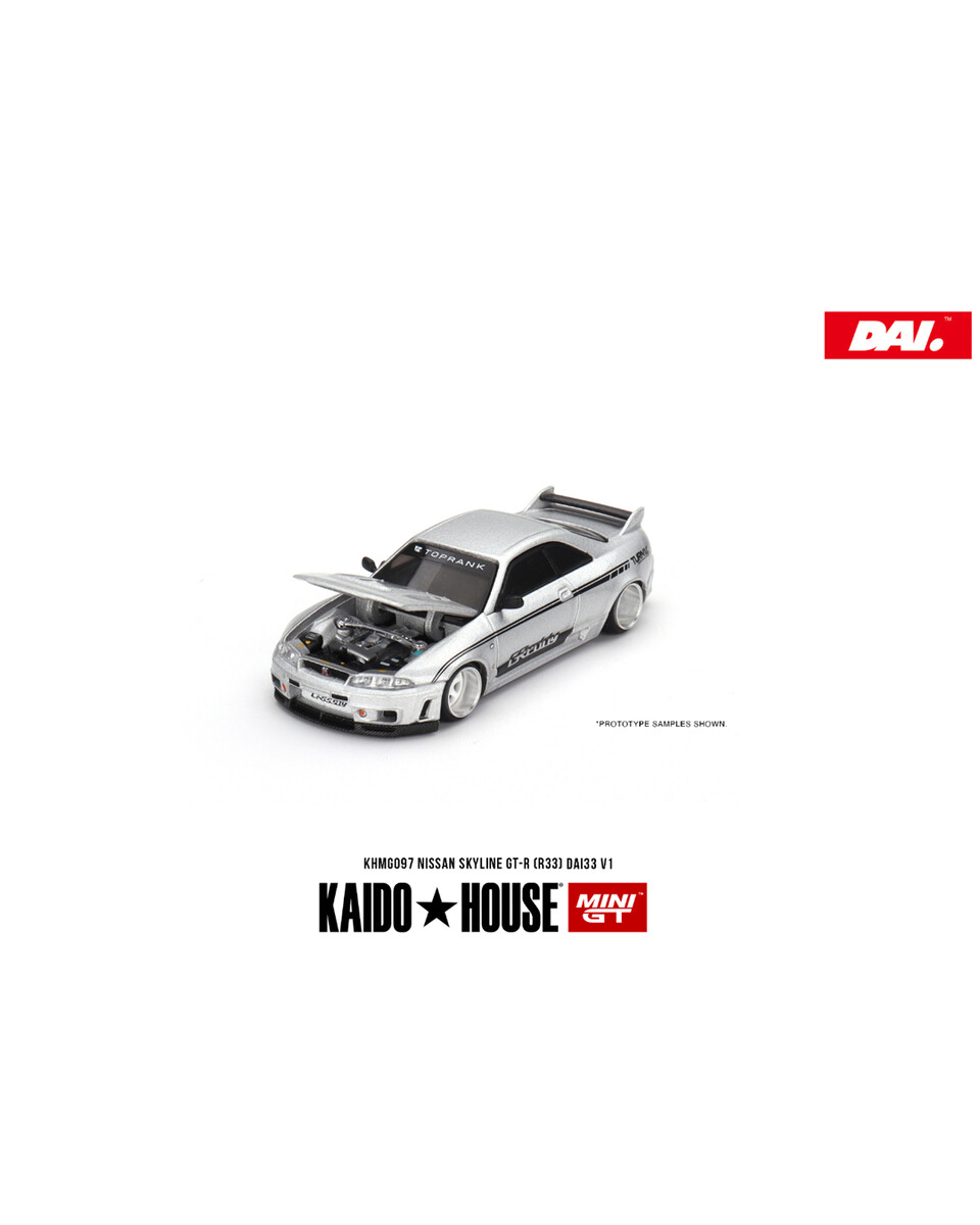 Mini GT 1/64 [KaidoHouse x MiniGT] Nissan Skyline GT-R (R33) DAI33 V1 KHMG097 - Thumbnail