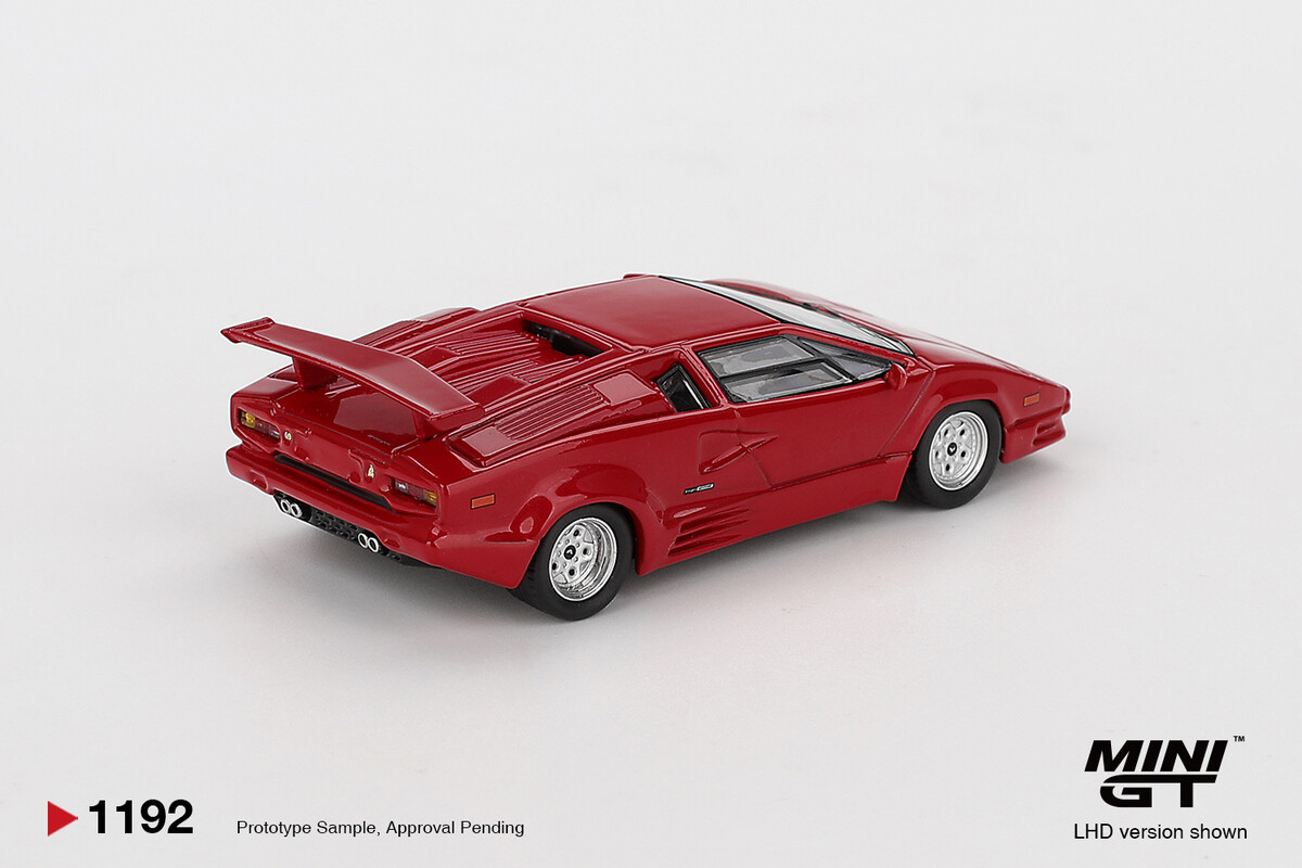 (ÖN SATIŞ) Mini GT 1/64 Lamborghini Countach 25th Anniversary Red MGT01192 - Thumbnail