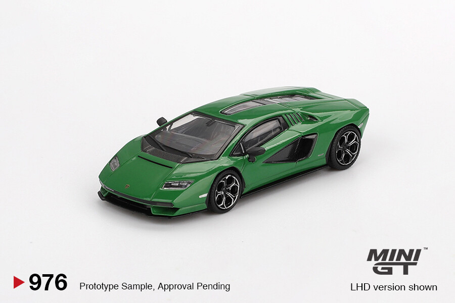(ÖN SATIŞ) Mini GT 1/64 Lamborghini Countach LPI 800-4 Verde Medio MGT00976 - Thumbnail