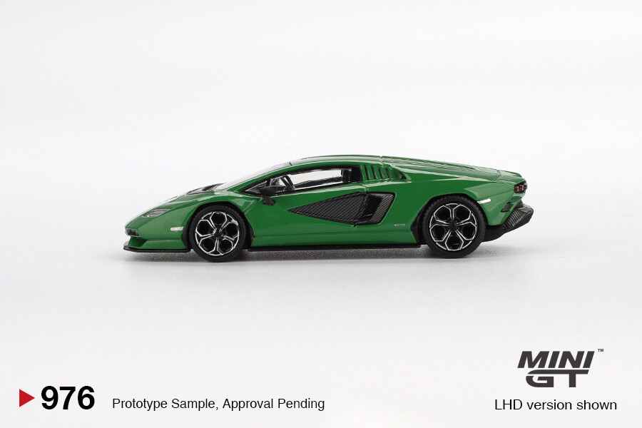 (ÖN SATIŞ) Mini GT 1/64 Lamborghini Countach LPI 800-4 Verde Medio MGT00976 - Thumbnail