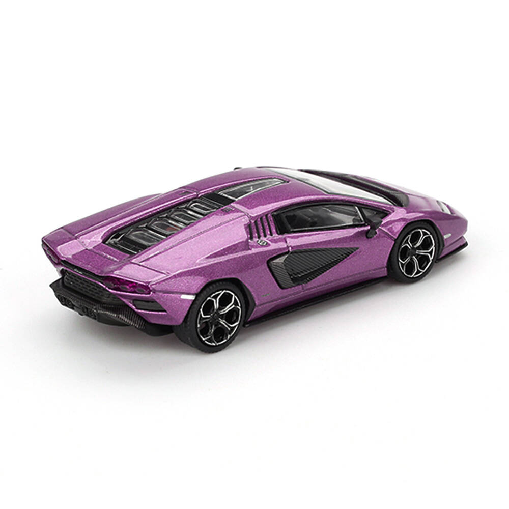 (ÖN SATIŞ) Mini GT 1/64 Lamborghini Countach LPI 800-4 Viola 30th - Blister Paket MGT00865-BL