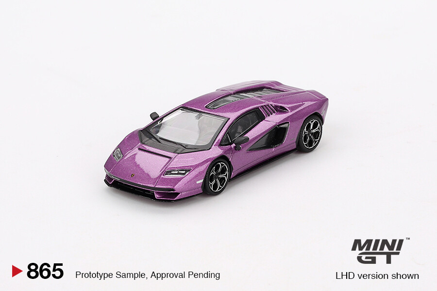 (ÖN SATIŞ) Mini GT 1/64 Lamborghini Countach LPI 800-4 Viola 30th MGT00865 - Thumbnail