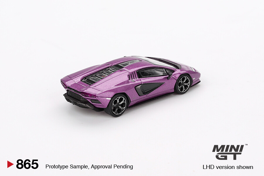 (ÖN SATIŞ) Mini GT 1/64 Lamborghini Countach LPI 800-4 Viola 30th MGT00865 - Thumbnail