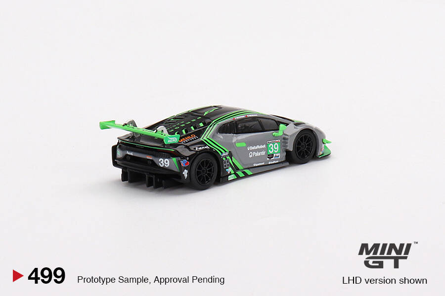 Mini GT 1/64 Lamborghini Huracán GT3 EVO #39 2022 IMSA Road America2nd Place MGT00499