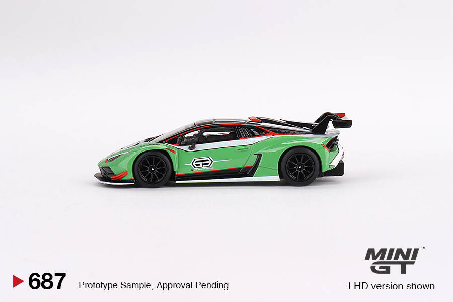 Mini GT 1/64 Lamborghini Huracán GT3 EVO2 Presentation MGT00687