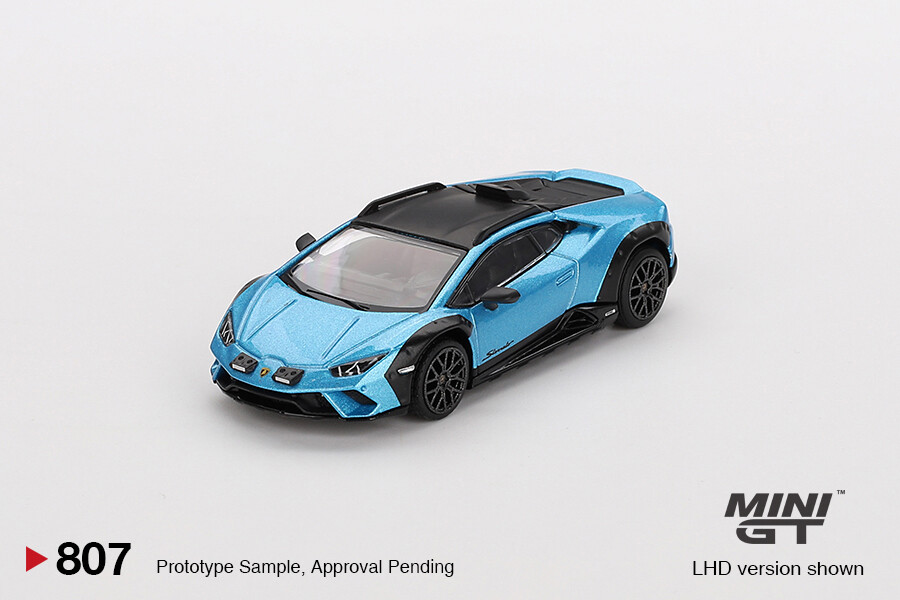 Mini GT 1/64 Lamborghini Huracán Sterrato Blu Aegir MGT00807 - Thumbnail