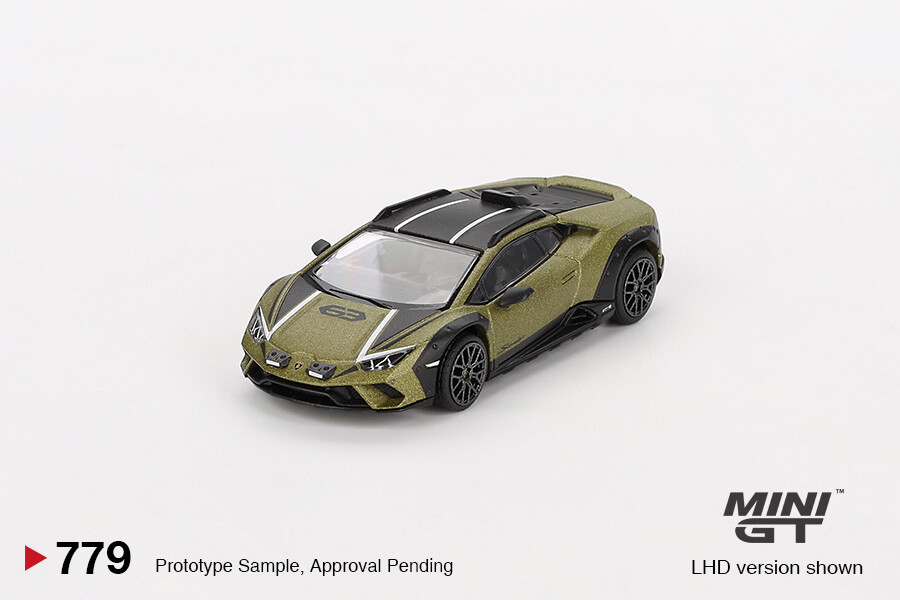 Mini GT 1/64 Lamborghini Huracán Sterrato Verde Gea Matt MGT00779 - Thumbnail