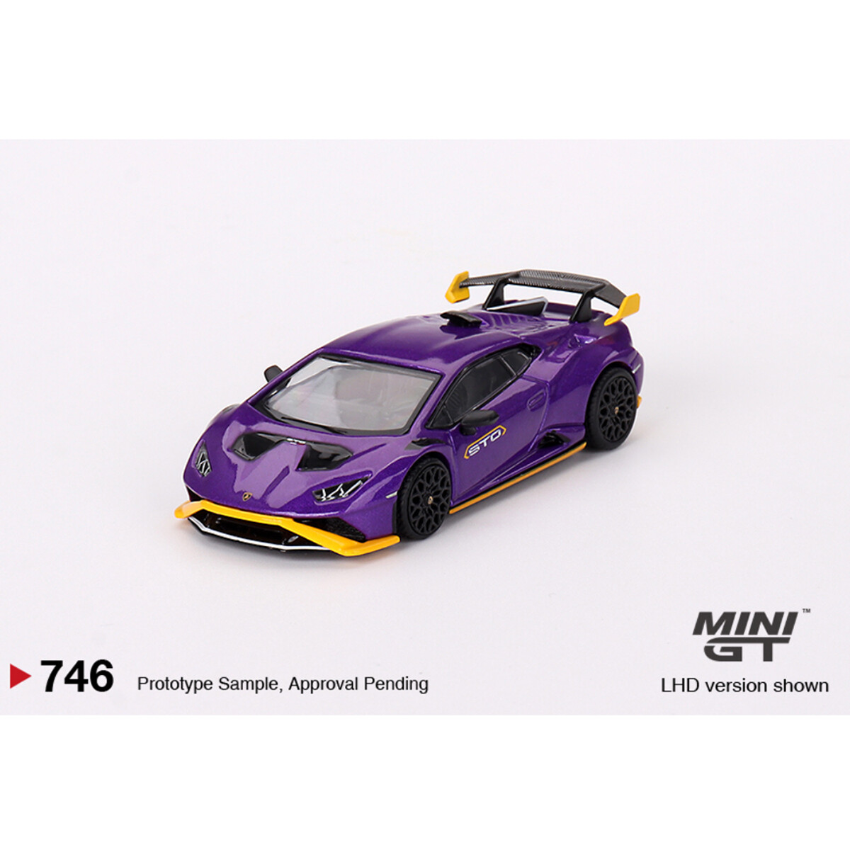 Mini GT 1/64 Lamborghini Huracán STO Viola Pasifae MGT00746 - Thumbnail