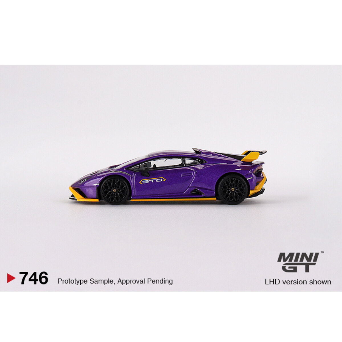 Mini GT 1/64 Lamborghini Huracán STO Viola Pasifae MGT00746 - Thumbnail