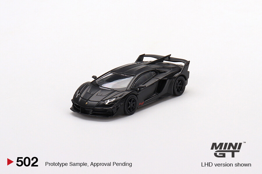 Mini GT 1/64 Lamborghini LB-Silhouette WORKS Aventador GT EVO MatteBlack MGT00502 - Thumbnail