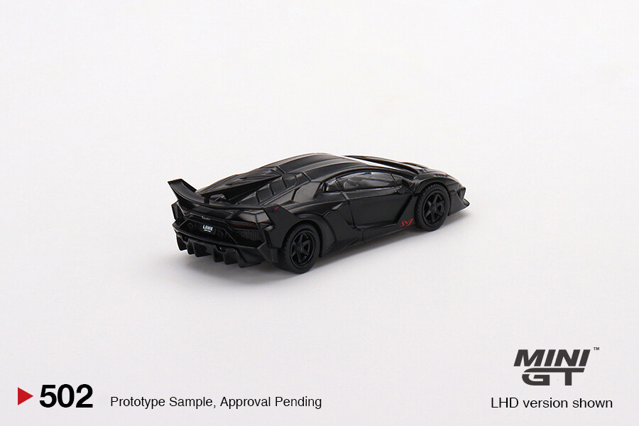 Mini GT 1/64 Lamborghini LB-Silhouette WORKS Aventador GT EVO MatteBlack MGT00502 - Thumbnail