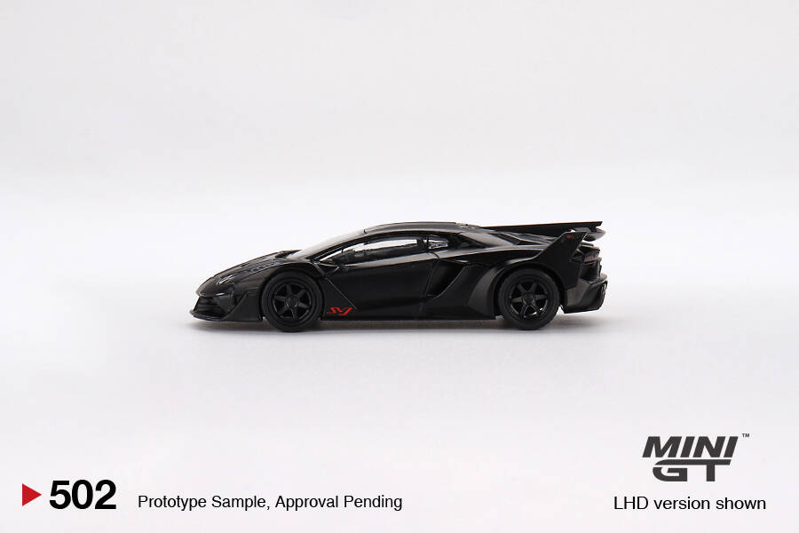 Mini GT 1/64 Lamborghini LB-Silhouette WORKS Aventador GT EVO MatteBlack MGT00502