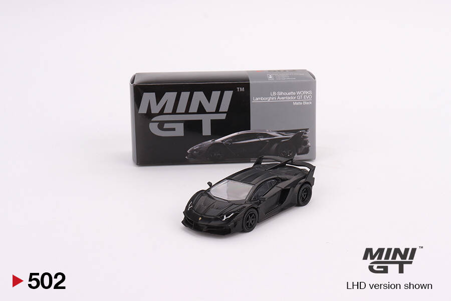 Mini GT 1/64 Lamborghini LB-Silhouette WORKS Aventador GT EVO MatteBlack MGT00502