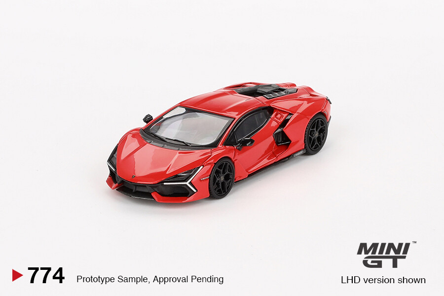 (ÖN SATIŞ) Mini GT 1/64 Lamborghini Revuelto Arancio Dac Lucido MGT00774 - Thumbnail