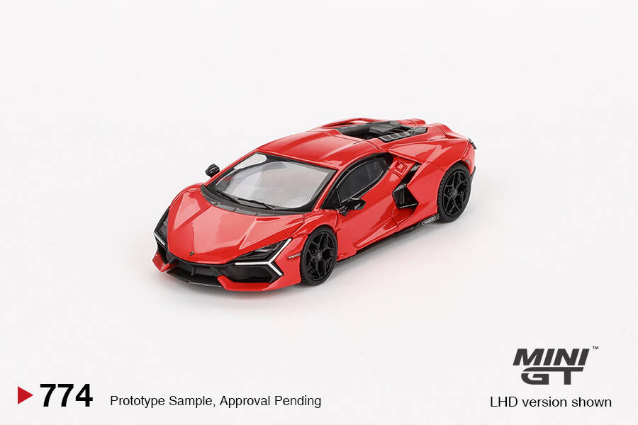 (ÖN SATIŞ) Mini GT 1/64 Lamborghini Revuelto Arancio Dac Lucido MGT00774