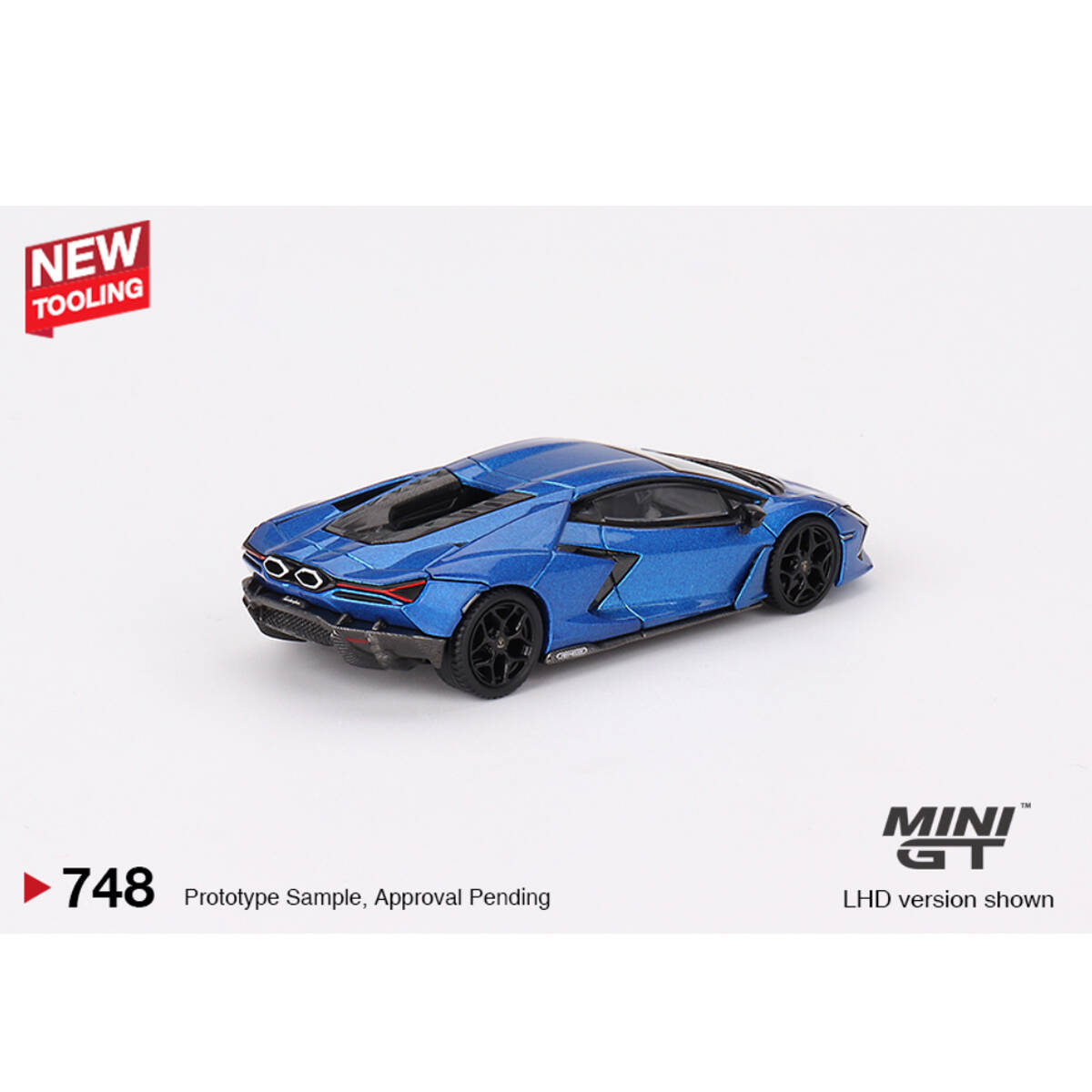 Mini GT 1/64 Lamborghini Revuelto Blu Eleos MGT00748